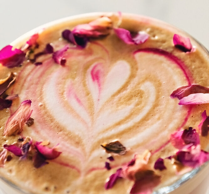 rose latte