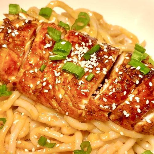 Chicken Teriyaki with Garlic Butter Noodles