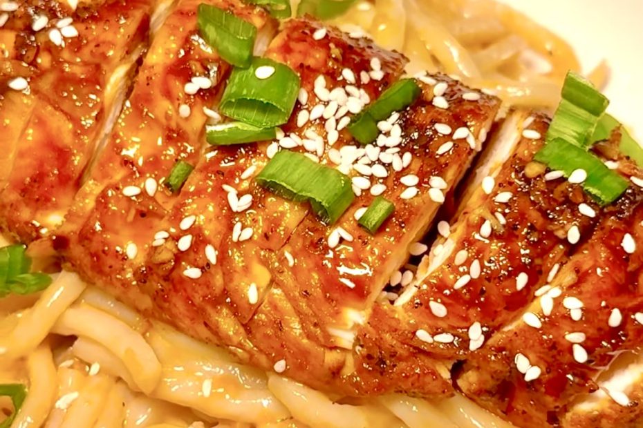 Chicken Teriyaki with Garlic Butter Noodles