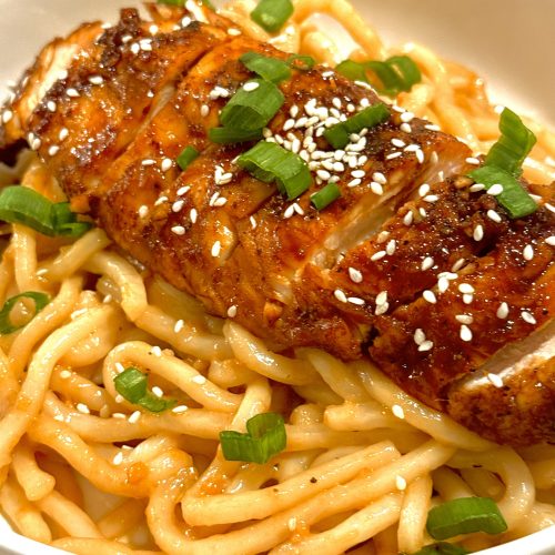 Chicken Teriyaki with Garlic Butter Noodles