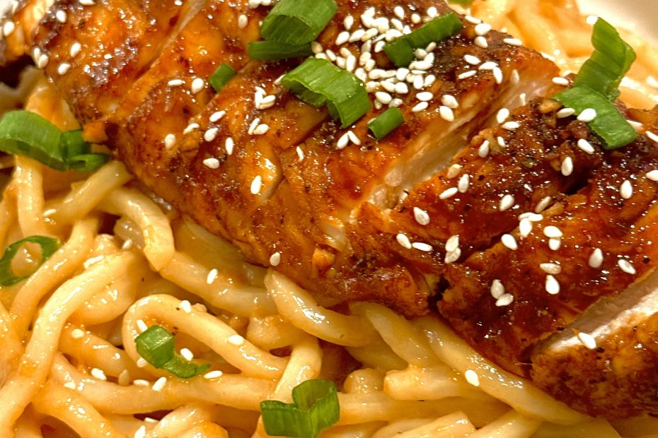 Chicken Teriyaki with Garlic Butter Noodles