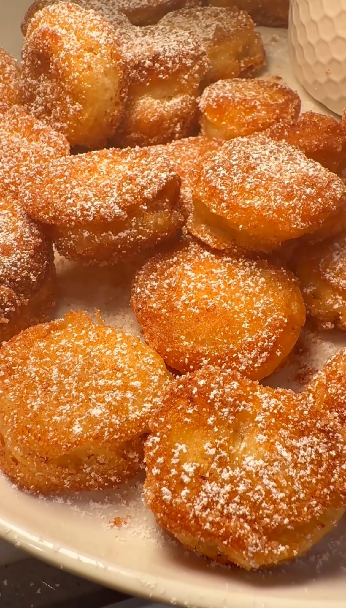 churro banana bites