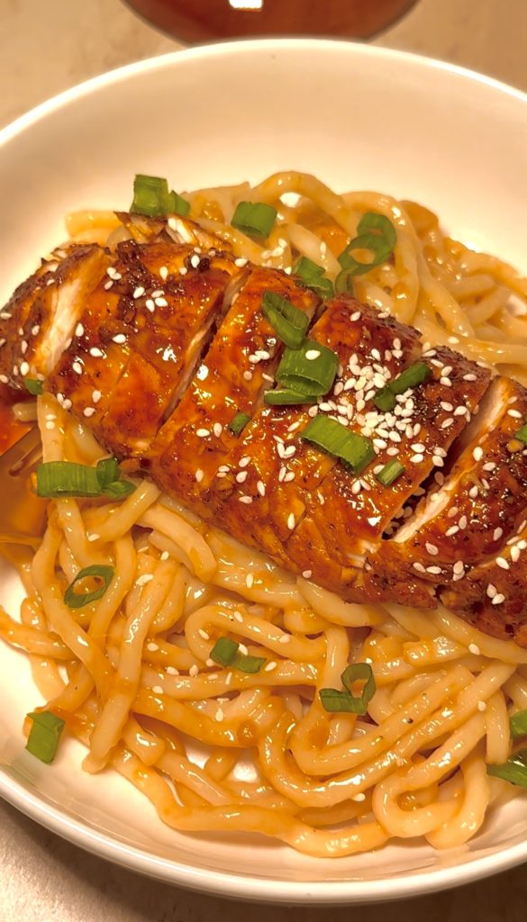 Chicken Teriyaki with Garlic Butter Noodles