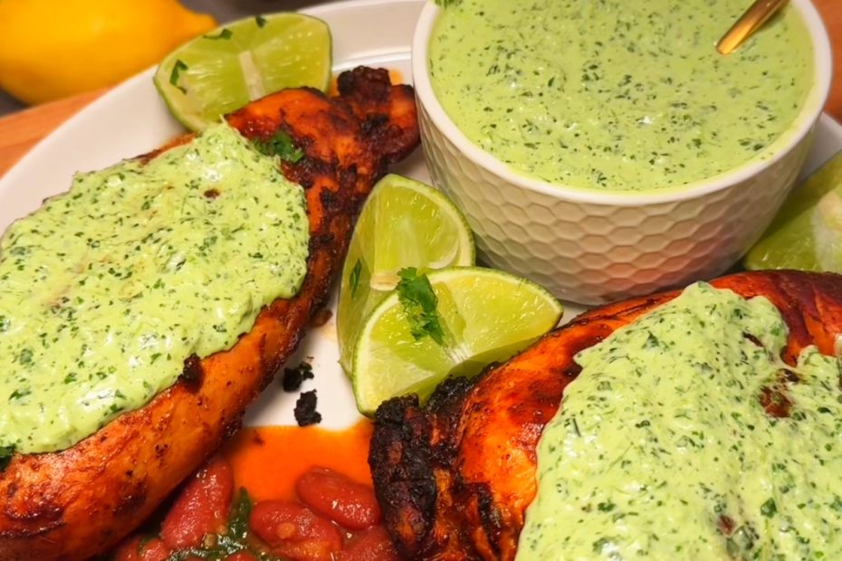 peruvian chicken green sauce aji verde