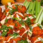 buffalo chicken meatballs celery