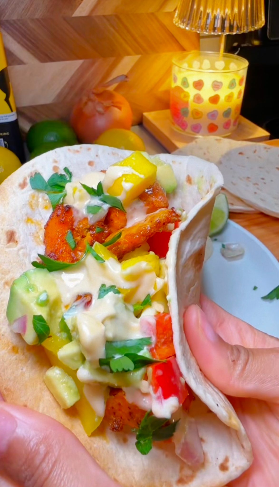 salmon taco mango salsa